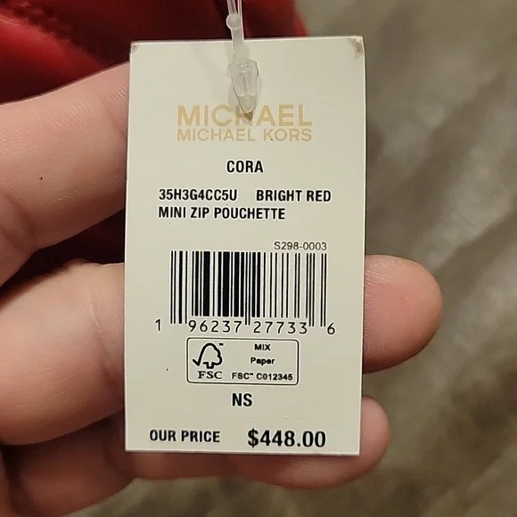 Michael Kors Mini Zip Pou chette - Picture 3 of 9